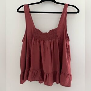 Maeve by Anthropologie Women's Sleeveless Tank Top in Dusty Rose